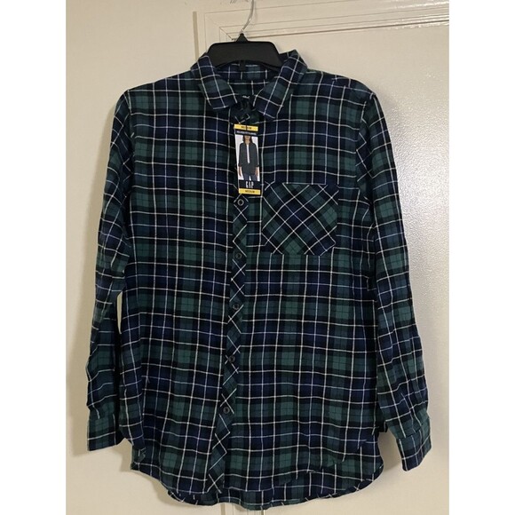 NEW Gap Women's Soft Cotton Flannel Shirt Relaxed Fit Button-Up Size M - Picture 3 of 13